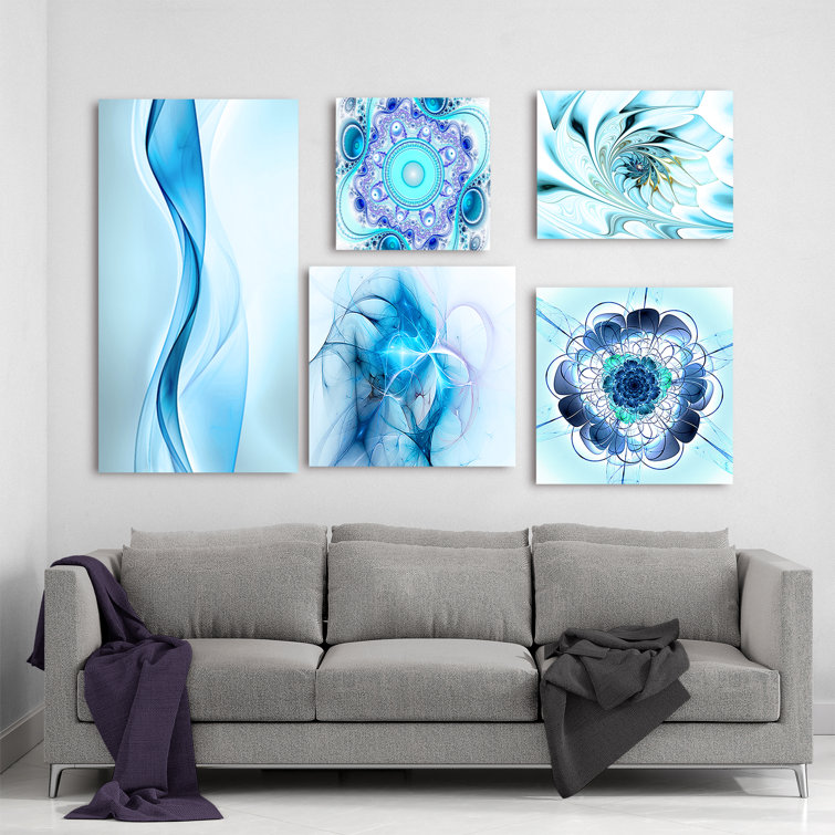 East Urban Home 5 Piece Wrapped Canvas Gallery Wall Set Wayfair